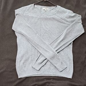 Women's Gray Crew Neck Sweater